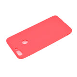 for HUAWEI Honor 9 lite Cute Candy Color Matte TPU Anti-scratch Non-slip Protective Cover Back Case red
