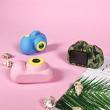 Cute Portable 2.0" LCD Mini Camera Dual Cameras 8.0MP Kids Children Digital Camera Blue