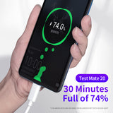 SIMU 1.5M 5A Super Fast Charge TYPE-C Mobile Phone Wire Soft Data Cable  USB Charging Plug white_Type c