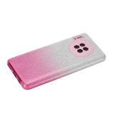 For HUAWEI Mate 30/Nova 5I pro/Mate 30 Pro/PSmart /Y5P/Y6P 2020 Phone Case Gradient Color Glitter Powder Phone Cover with Airbag Bracket Pink
