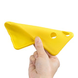 For HUAWEI Honor 8C Lovely Candy Color Matte TPU Anti-scratch Non-slip Protective Cover Back Case yellow