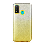 For HUAWEI Mate 30/Nova 5I pro/Mate 30 Pro/PSmart /Y5P/Y6P 2020 Phone Case Gradient Color Glitter Powder Phone Cover with Airbag Bracket yellow