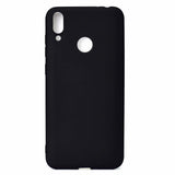 For HUAWEI Honor 8C Lovely Candy Color Matte TPU Anti-scratch Non-slip Protective Cover Back Case black