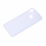 For HUAWEI Honor 8C Lovely Candy Color Matte TPU Anti-scratch Non-slip Protective Cover Back Case white