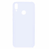 For HUAWEI Honor 8C Lovely Candy Color Matte TPU Anti-scratch Non-slip Protective Cover Back Case white