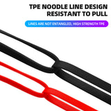 SIMU Universal Multifunctional Telescopic One-for-Three Mobile Phone Charging Data Cable Set black