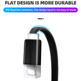 SIMU Universal Multifunctional Telescopic One-for-Three Mobile Phone Charging Data Cable Set red