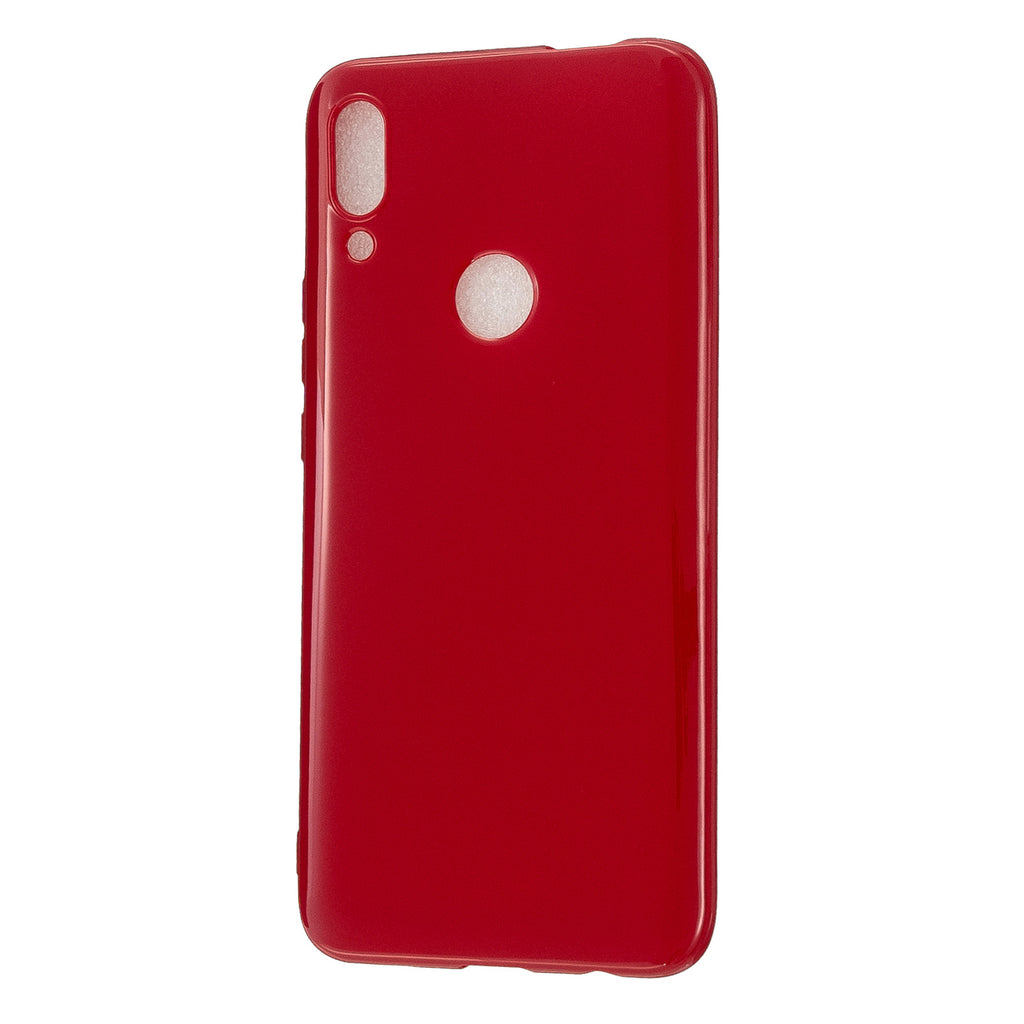 For HUAWEI Honor 10 Lite/P Smart/P Smart-Z 2019 Cellphone Shell Simple Profile Soft TPU Phone Case Rose red