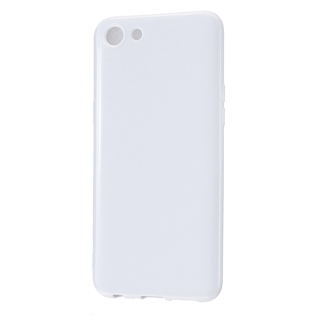 For OPPO A79/A83 Cellphone Cover Soft Hands Feel No-Fade TPU Phone Case Full Body Protection Milk white