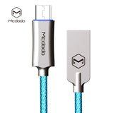 MCDODO Knight Series Auto Disconnect QC 3.0 Quick Charge Micro USB Cable Blue