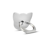 Finger Ring Mobile Phone Smartphone Stand Holder For iPhone XS Huawei Samsung cell Smart Round Phone Silver