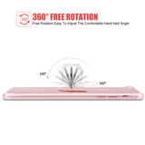 Finger Ring Mobile Phone Smartphone Stand Holder For iPhone XS Huawei Samsung cell Smart Round Phone Rose gold