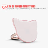 Finger Ring Mobile Phone Smartphone Stand Holder For iPhone XS Huawei Samsung cell Smart Round Phone Silver