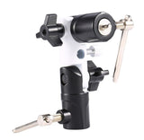Camera Holder Bracket 3 Independent Adjustable U-shaped Flash Holders Integrated Metal Base Black