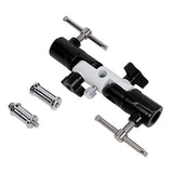 Camera Holder Bracket 3 Independent Adjustable U-shaped Flash Holders Integrated Metal Base Black
