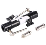 Camera Holder Bracket 3 Independent Adjustable U-shaped Flash Holders Integrated Metal Base Black