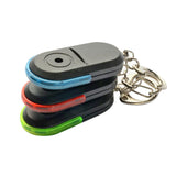 Wireless 10m Anti-Lost Alarm Key Finder Locator Keychain Whistle Sound with LED Light  Green light