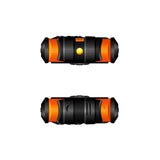 Huadoo H3 Rugged Phone - IP68 Waterproof, FM Radio, 0.3MP Camera, 200 Lumen Flashlight, 2700mAh Battery, 2.4-Inch (Orange)