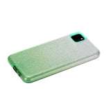 For HUAWEI Mate 30/Nova 5I pro/Mate 30 Pro/PSmart /Y5P/Y6P 2020 Phone Case Gradient Color Glitter Powder Phone Cover with Airbag Bracket green