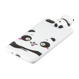 For XIAOMI Redmi 6A 3D Cartoon Lovely Coloured Painted Soft TPU Back Cover Non-slip Shockproof Full Protective Case sapphire