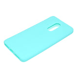 for XIAOMI Redmi NOTE 4X/NOTE 4 Lovely Candy Color Matte TPU Anti-scratch Non-slip Protective Cover Back Case Light blue