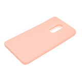 for XIAOMI Redmi NOTE 4X/NOTE 4 Lovely Candy Color Matte TPU Anti-scratch Non-slip Protective Cover Back Case Light pink