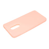 for XIAOMI Redmi NOTE 4X/NOTE 4 Lovely Candy Color Matte TPU Anti-scratch Non-slip Protective Cover Back Case Light pink