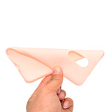 for XIAOMI Redmi NOTE 4X/NOTE 4 Lovely Candy Color Matte TPU Anti-scratch Non-slip Protective Cover Back Case Light pink