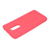 for XIAOMI Redmi NOTE 4X/NOTE 4 Lovely Candy Color Matte TPU Anti-scratch Non-slip Protective Cover Back Case dark pink