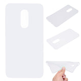 for XIAOMI Redmi NOTE 4X/NOTE 4 Lovely Candy Color Matte TPU Anti-scratch Non-slip Protective Cover Back Case white