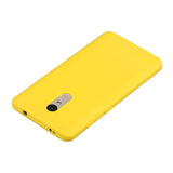 for XIAOMI Redmi NOTE 4X/NOTE 4 Lovely Candy Color Matte TPU Anti-scratch Non-slip Protective Cover Back Case yellow