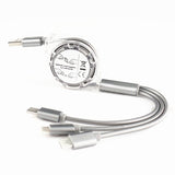 Charging Cable 3 in 1 for Android TYPE-C three-in-one mobile phone charging telescopic data line