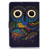 Universal Laptop Protective Case 7Inches Color Painted PU Cover with Front Snap owl