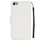 Ultra Slim PU Full Protective Cover Non-slip Shockproof Cell Phone Case with Card Slot for iPhone 5G/5S/5SE brown