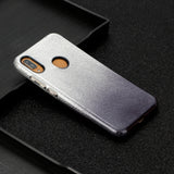 For HUAWEI Mate 30/Nova 5I pro/Mate 30 Pro/PSmart /Y5P/Y6P 2020 Phone Case Gradient Color Glitter Powder Phone Cover with Airbag Bracket black