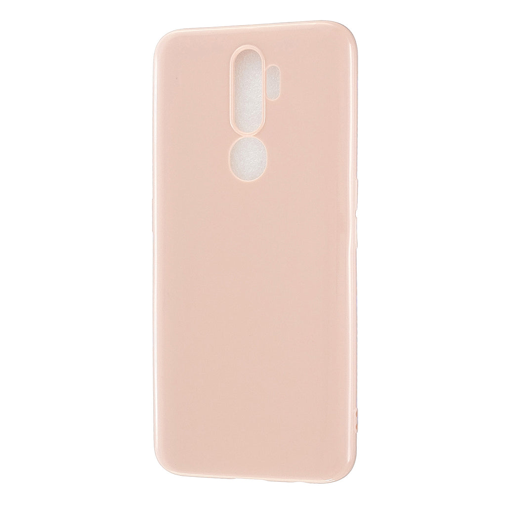 For OPPO A5/A3S/A9 2020 Cellphone Cover Soft Touch Anti-scratch Shockproof TPU Mobile Phone Case Sakura pink