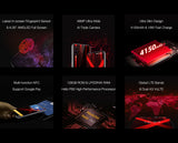 UMIDIGI X In-screen Fingerprint 6.35"" AMOLED 48MP Triple Rear Camera 128GB NFC Helio P60 4150mAh Cellphone Reddish black