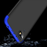 For XIAOMI Redmi 6A Ultra Slim PC Back Cover Non-slip Shockproof 360 Degree Full Protective Case blue_XIAOMI Redmi 6A