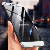 For XIAOMI Redmi 6A Ultra Slim PC Back Cover Non-slip Shockproof 360 Degree Full Protective Case blue_XIAOMI Redmi 6A