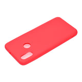 for XIAOMI Redmi S2 Lovely Candy Color Matte TPU Anti-scratch Non-slip Protective Cover Back Case red