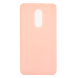 for XIAOMI Redmi NOTE 4X/NOTE 4 Lovely Candy Color Matte TPU Anti-scratch Non-slip Protective Cover Back Case red