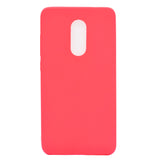 for XIAOMI Redmi NOTE 4X/NOTE 4 Lovely Candy Color Matte TPU Anti-scratch Non-slip Protective Cover Back Case red