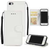 Ultra Slim PU Full Protective Cover Non-slip Shockproof Cell Phone Case with Card Slot for iPhone 5G/5S/5SE Golden