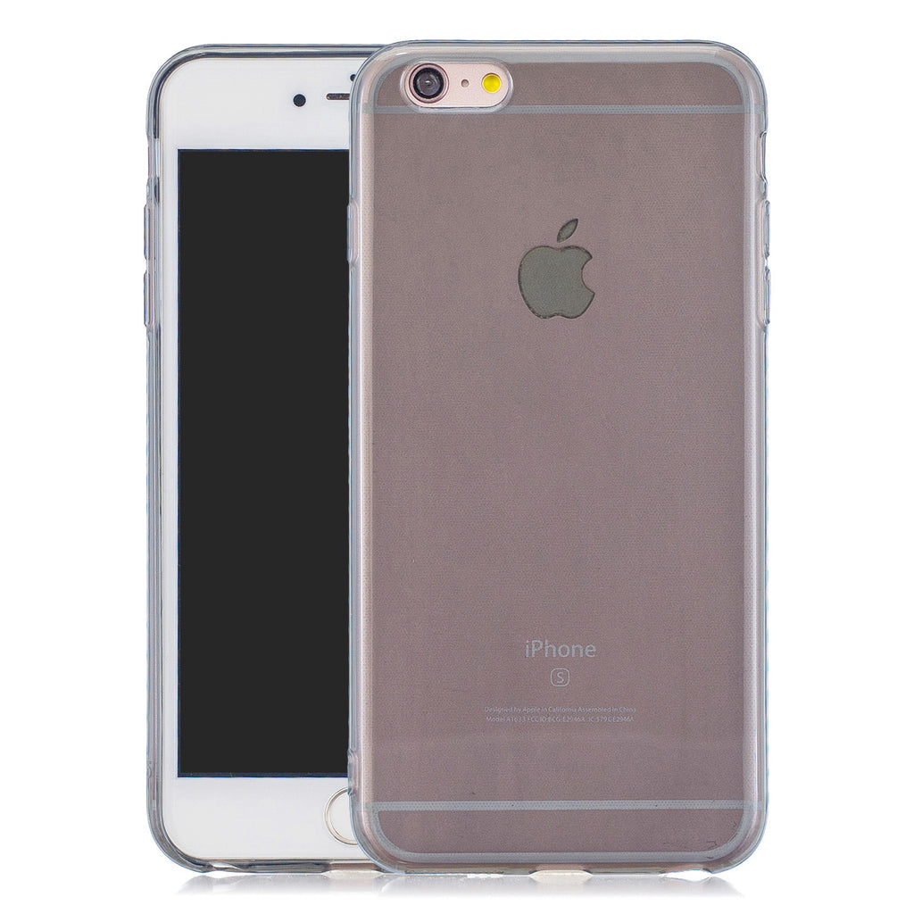 for iPhone 6/6S / 6 Plus/6S Plus / 7/8 / 7 Plus/8 Plus Clear Colorful TPU Back Cover Cellphone Case Shell Black