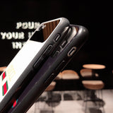 Gucci Icon Phone Case for iPhone6/6S, 6/6S PLUS, 7/8, 7/8plus, X/XS, XR, XS MAX Chic Mirror Full Protection Anti-falling black