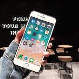 Gucci Icon Phone Case for iPhone6/6S, 6/6S PLUS, 7/8, 7/8plus, X/XS, XR, XS MAX Chic Mirror Full Protection Anti-falling black