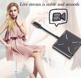 External Sound Card Adapter Speaker Audio Interface for Apple Android Phone type-C interface