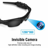 HD Mini Camera Sunglasses Glasses Eyewear Audio Video Recorder DVRs Black