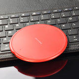 Fast Wireless Charger for Samsung Galaxy S9/S9/S8/S7/Note 9/S7 Edge USB Qi Charging Pad for iPhone XS Max XR X 8 Plus white