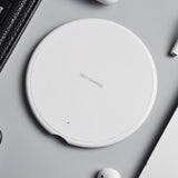 Fast Wireless Charger for Samsung Galaxy S9/S9/S8/S7/Note 9/S7 Edge USB Qi Charging Pad for iPhone XS Max XR X 8 Plus white